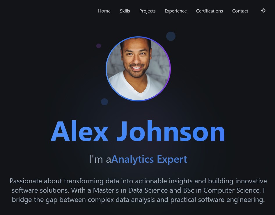 Sample Portfolio Project